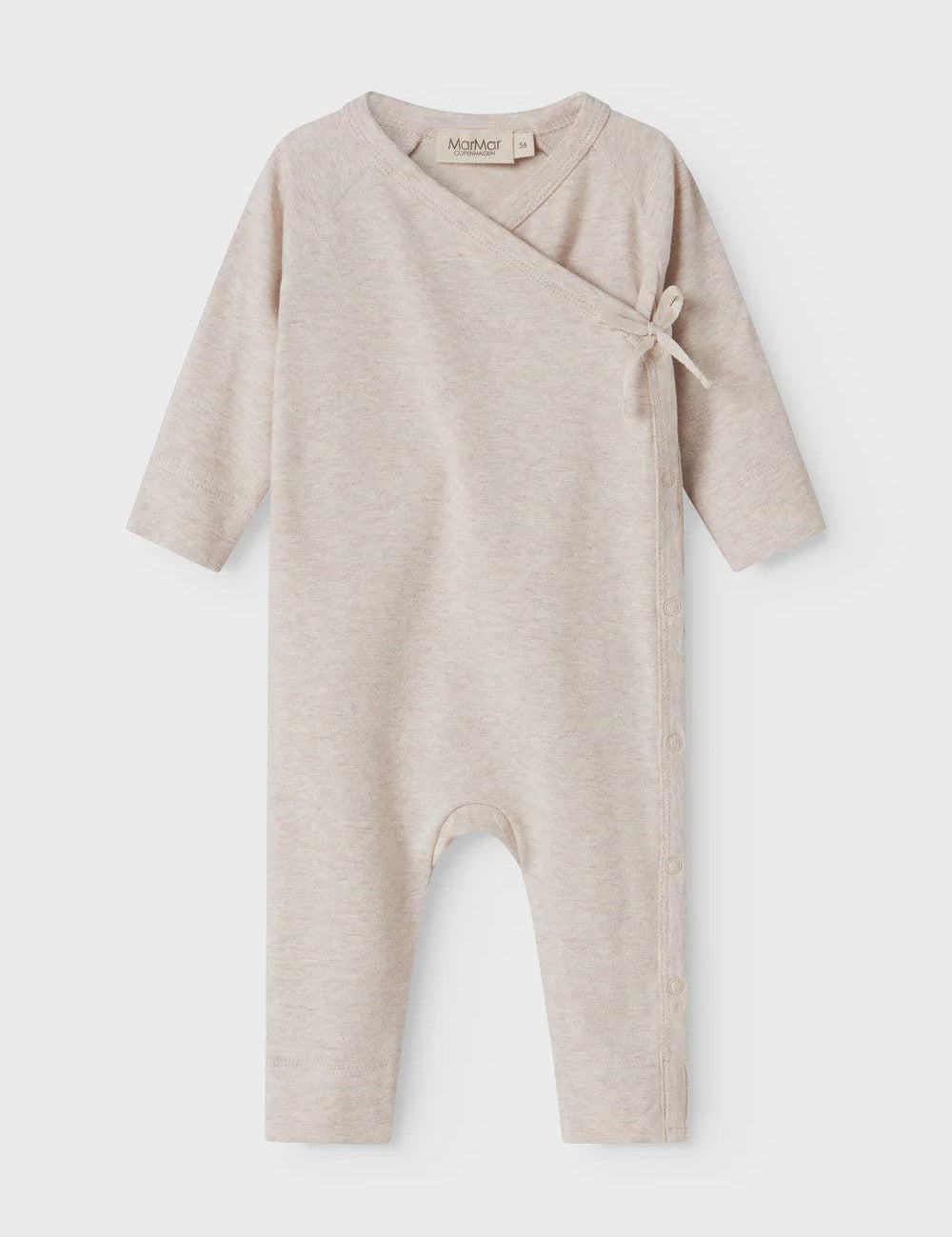 MarMar Copenhagen | Rula babysuit - Light Beige Mel.