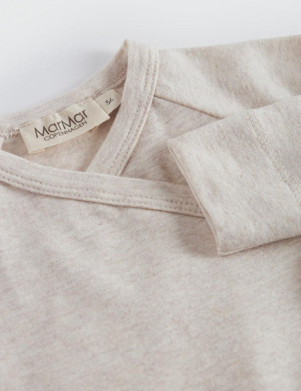 MarMar Copenhagen | Rula babysuit - Light Beige Mel.