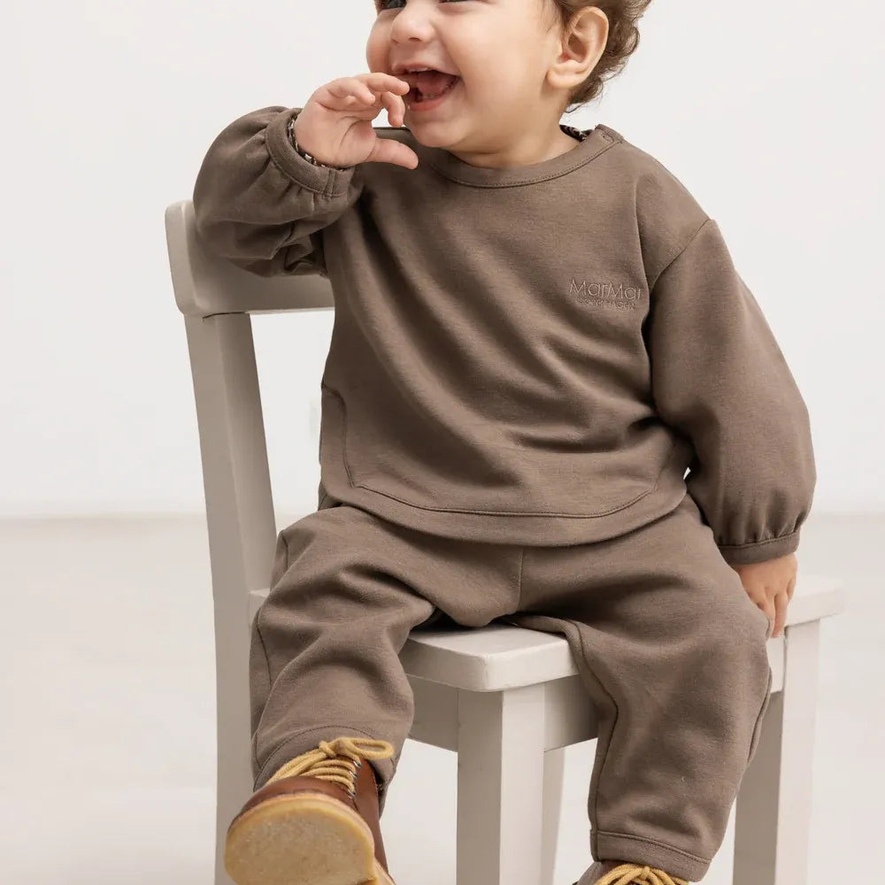 MarMar Copenhagen | Toan baby sweatshirt | Dusty brown