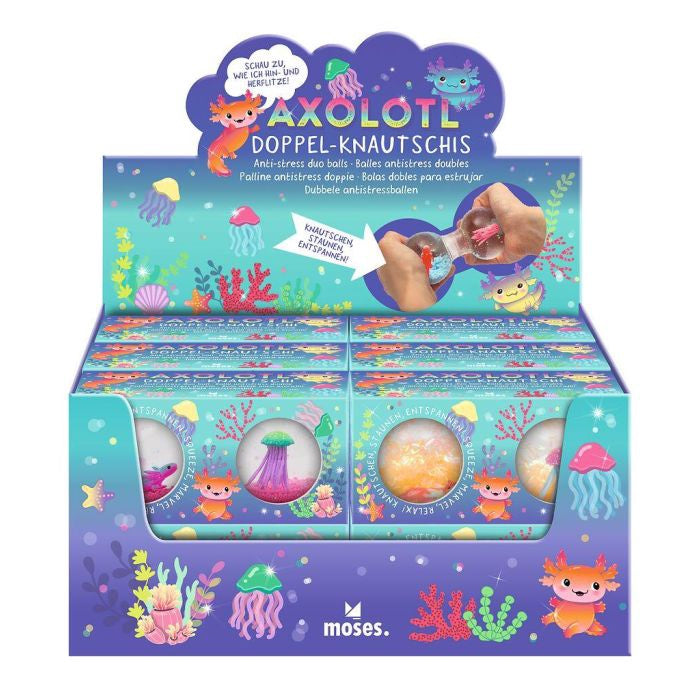 Moses | Axolotl anti-stress duo bal