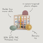 Mushie Elastic shape sorter