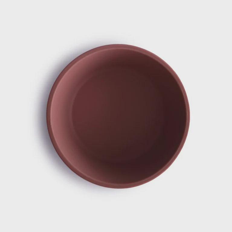 Mushie | Silicone bowl met zuignap | Woodchuck