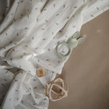 Mushie | Swaddle 120x120 Leaves