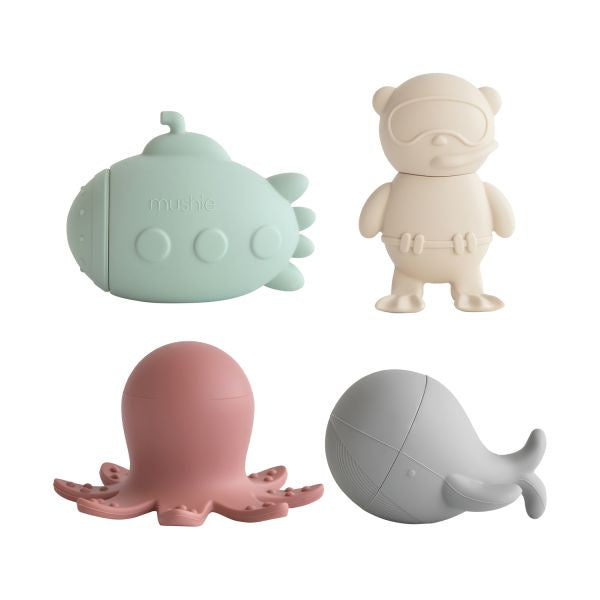Mushie bad speelset sea life