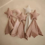Mushie l Knuffeldoek maan lovey blush
