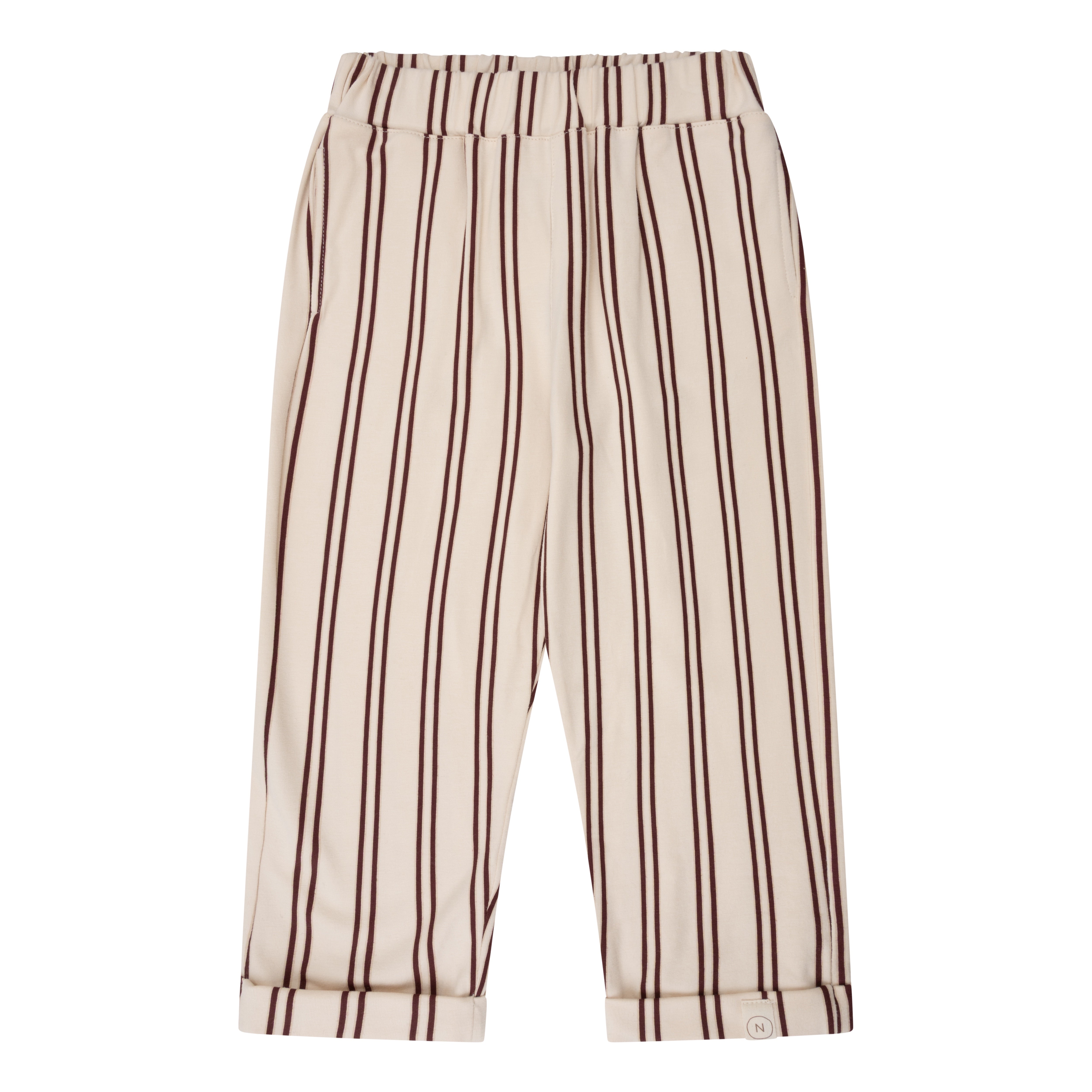 Navy Natural | Mex pants burgundy stripe