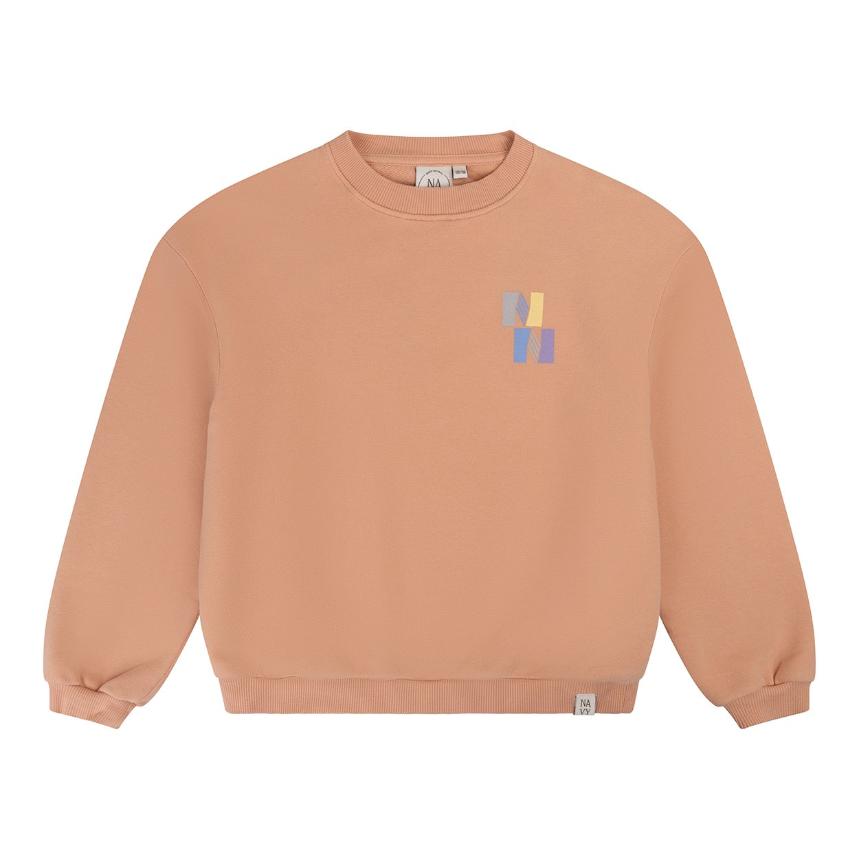 Navy Natural | Oversized sweater peach NN