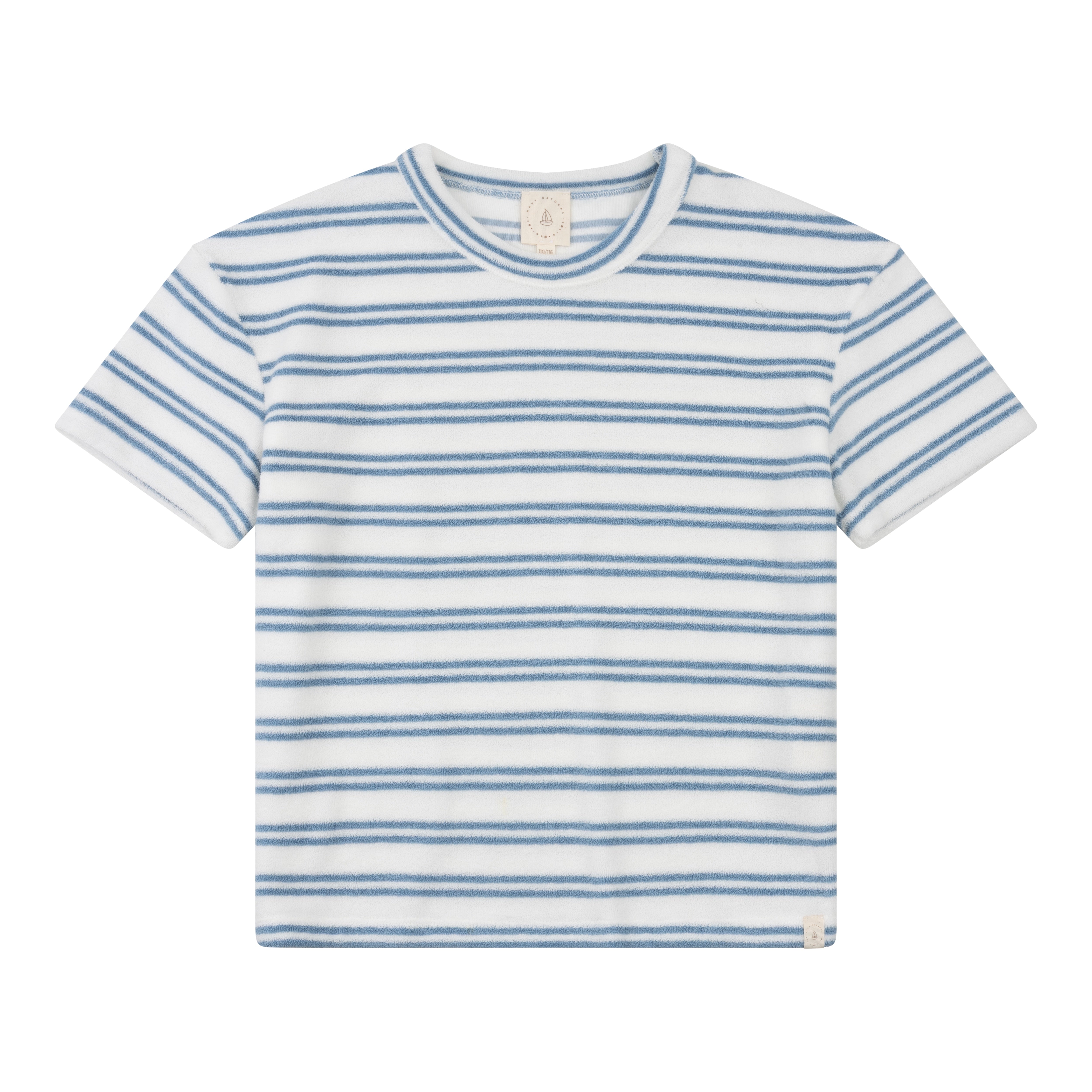 Navy Natural | Sem t-shirt bath Terry blue stripe