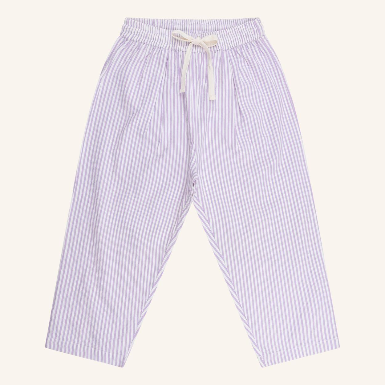Navy natural | Mex pants - lila stripe