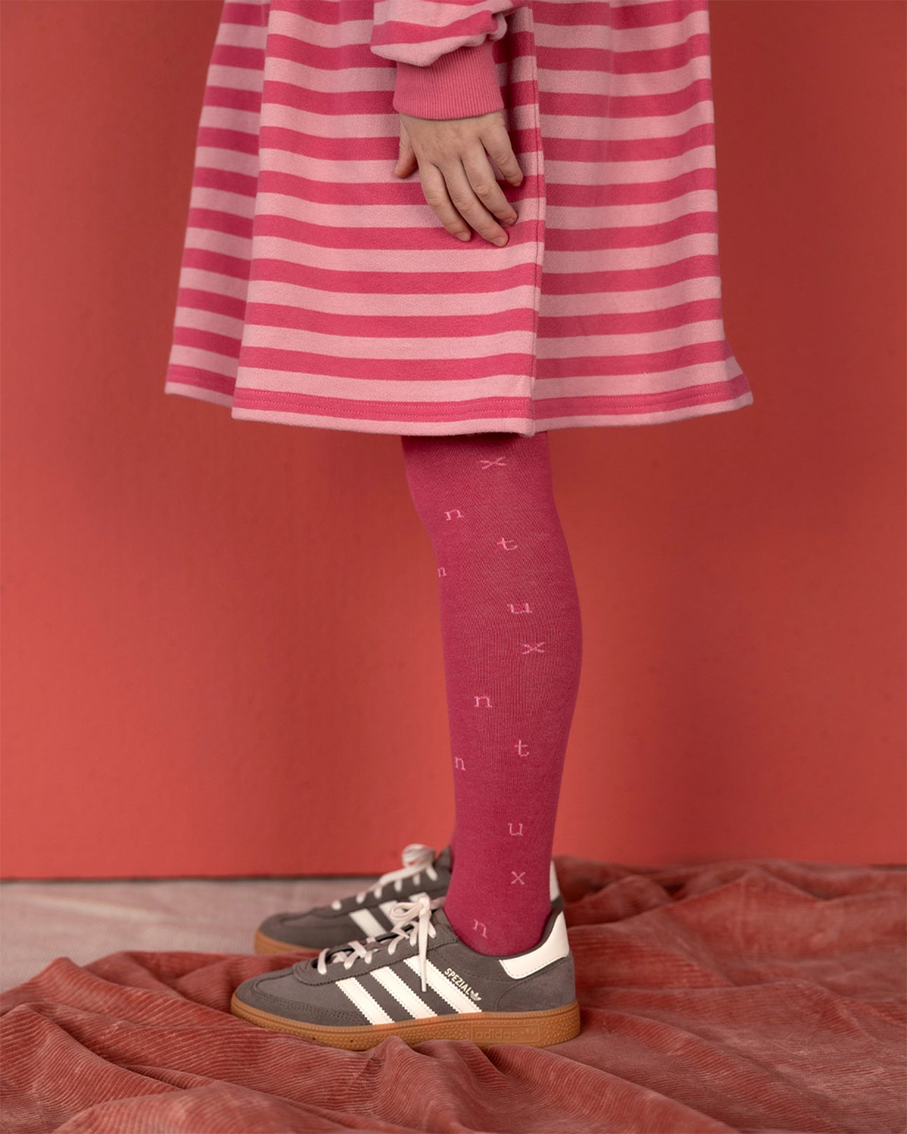 Nixnut | Fod dress | Cherry Stripe