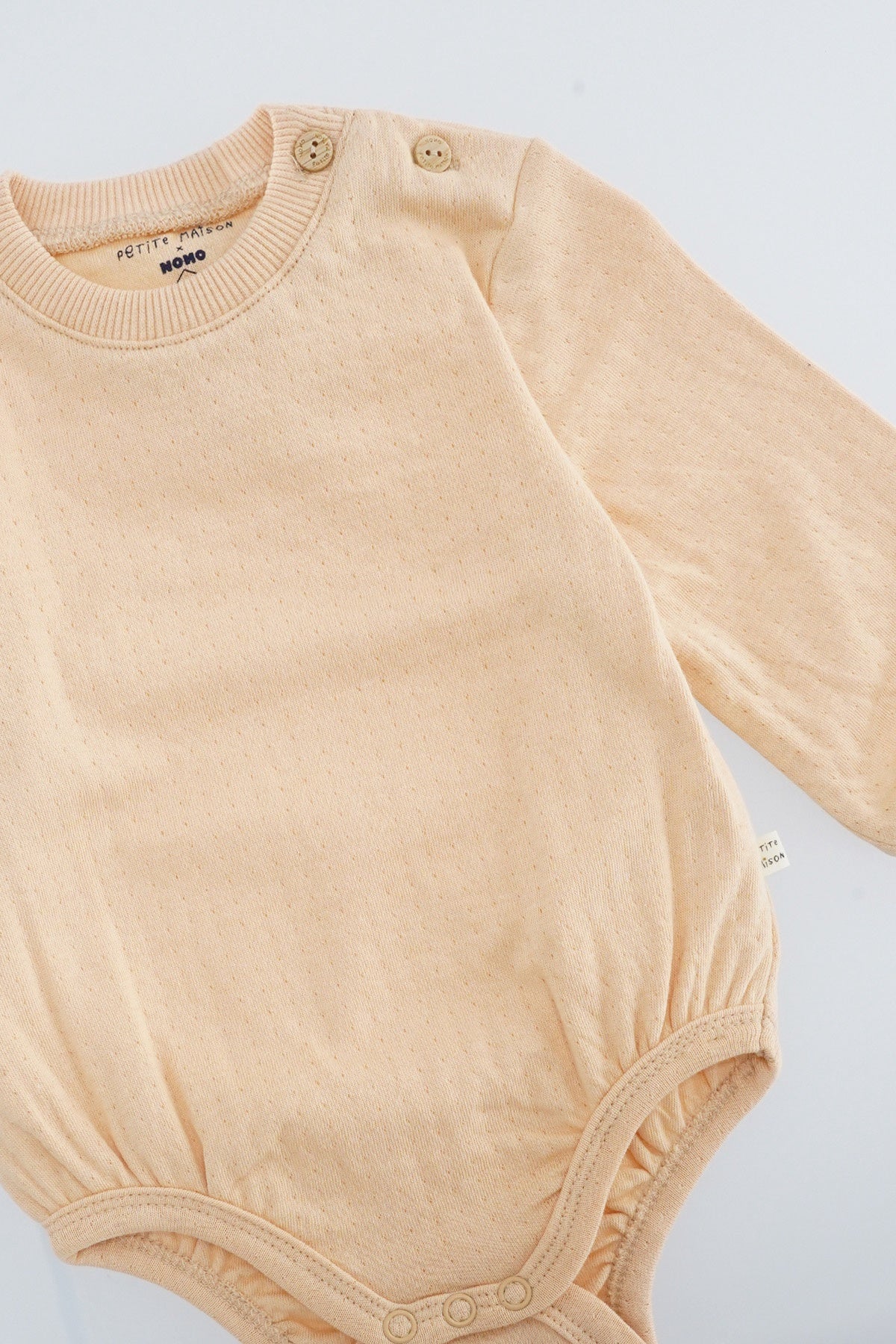 Petit Maison|Scout double jersey roomy body | Honey Peach