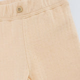 Petit Maison|Sky Jersey Pants with button|Honey Peach