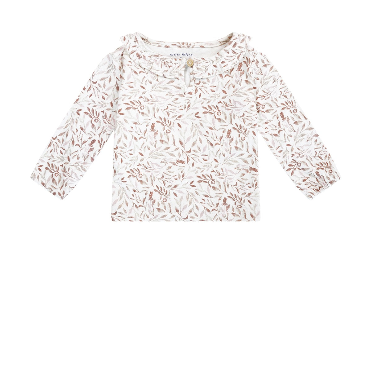 Petit maison | Kaya Longsleeve ruffle | Flower