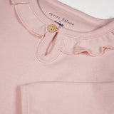 Petit maison | Kaya Longsleeve ruffle | Pastel pink
