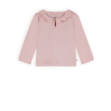 Petit maison | Kaya Longsleeve ruffle | Pastel pink