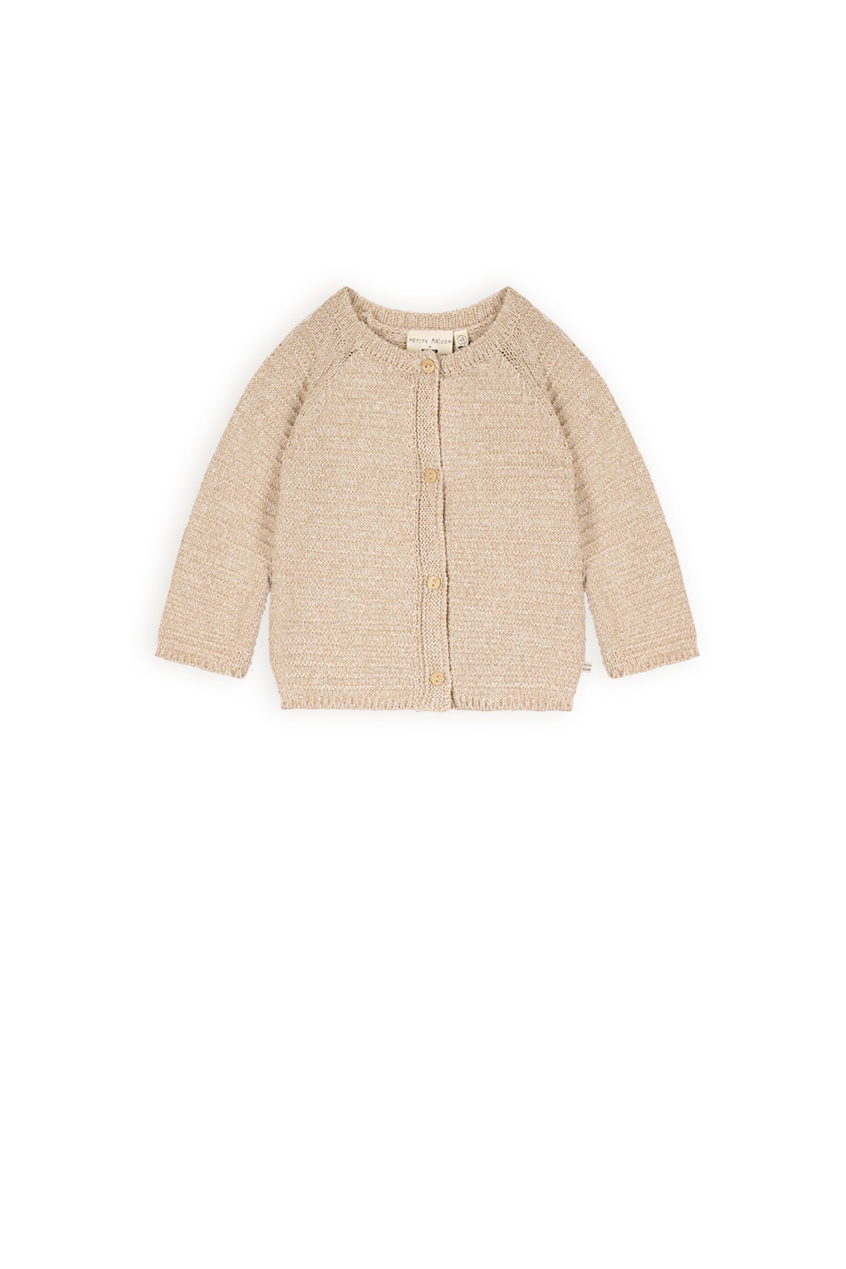 Petit maison | Kiki knitted vest | Oatmeal