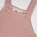 Petit maison | Seyo knitted salopet | pastel pink
