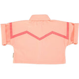 Piupiuchick Jacket SS Pink w/ lines