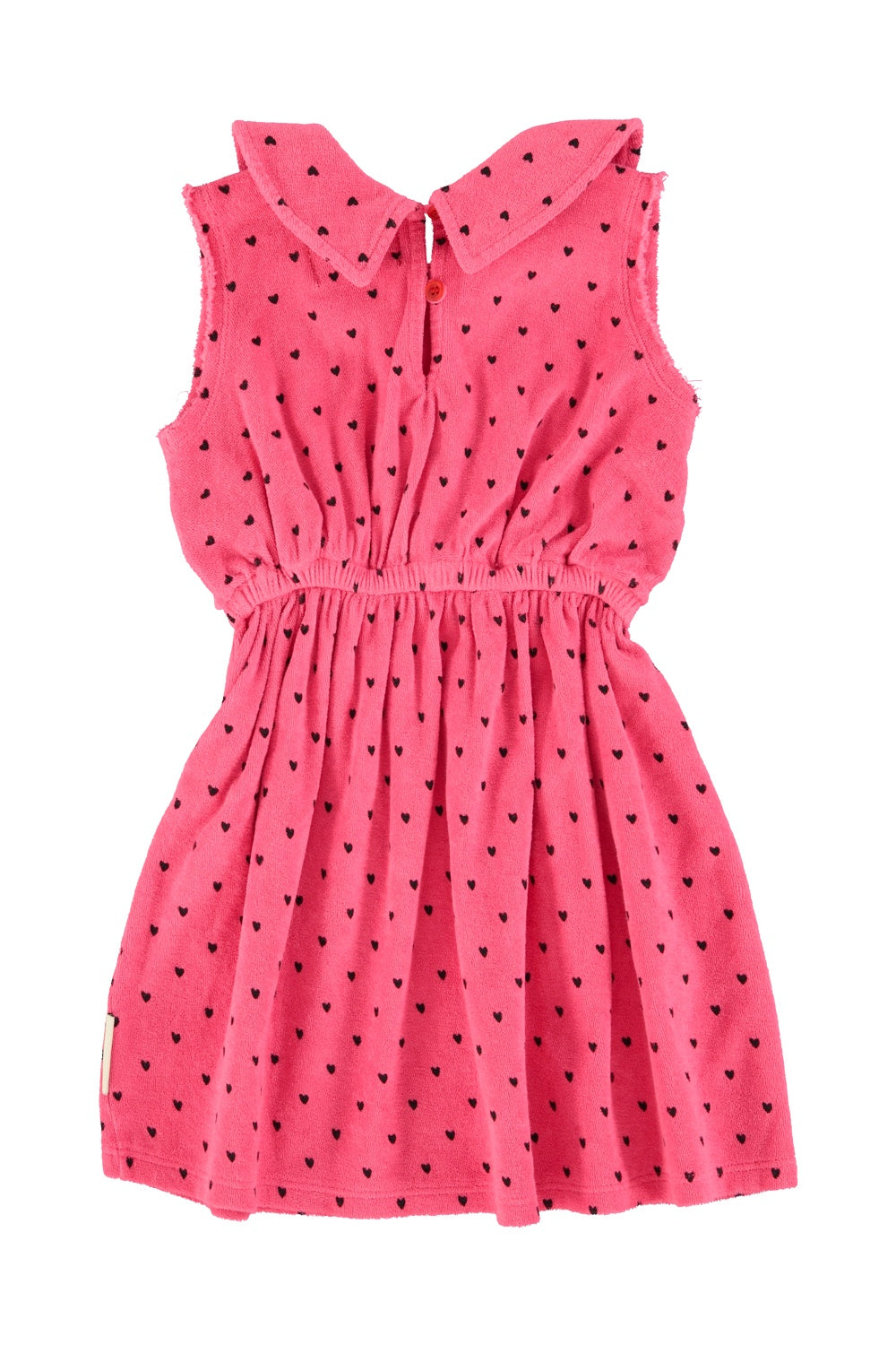 Piupiuchick Short Dress w/ collar Pink