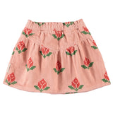 Piupiuchick | Short skirt pink w/ big flowers