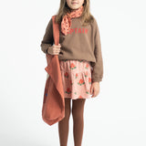 Piupiuchick | Short skirt pink w/ big flowers