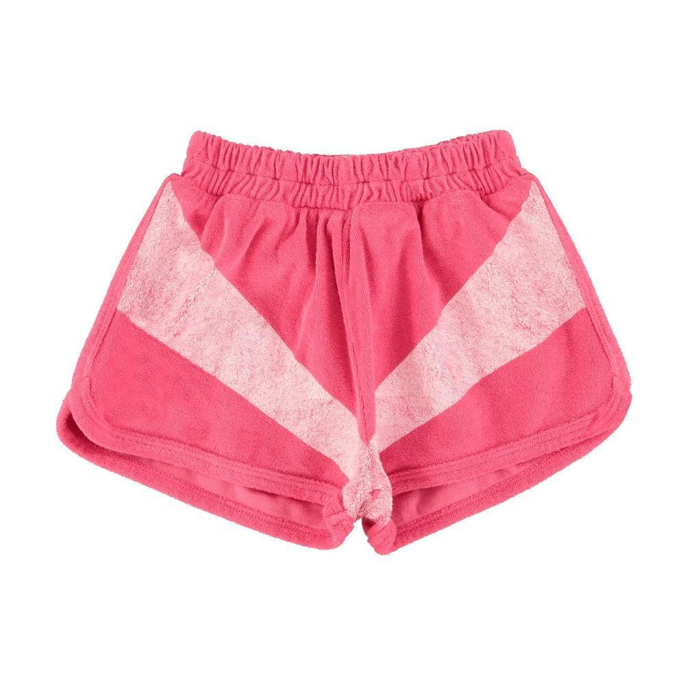 Piupiuchick Shorts Pink w/ white stripes