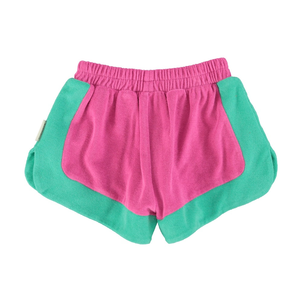 Piupiuchick Shorts fuchsia & green