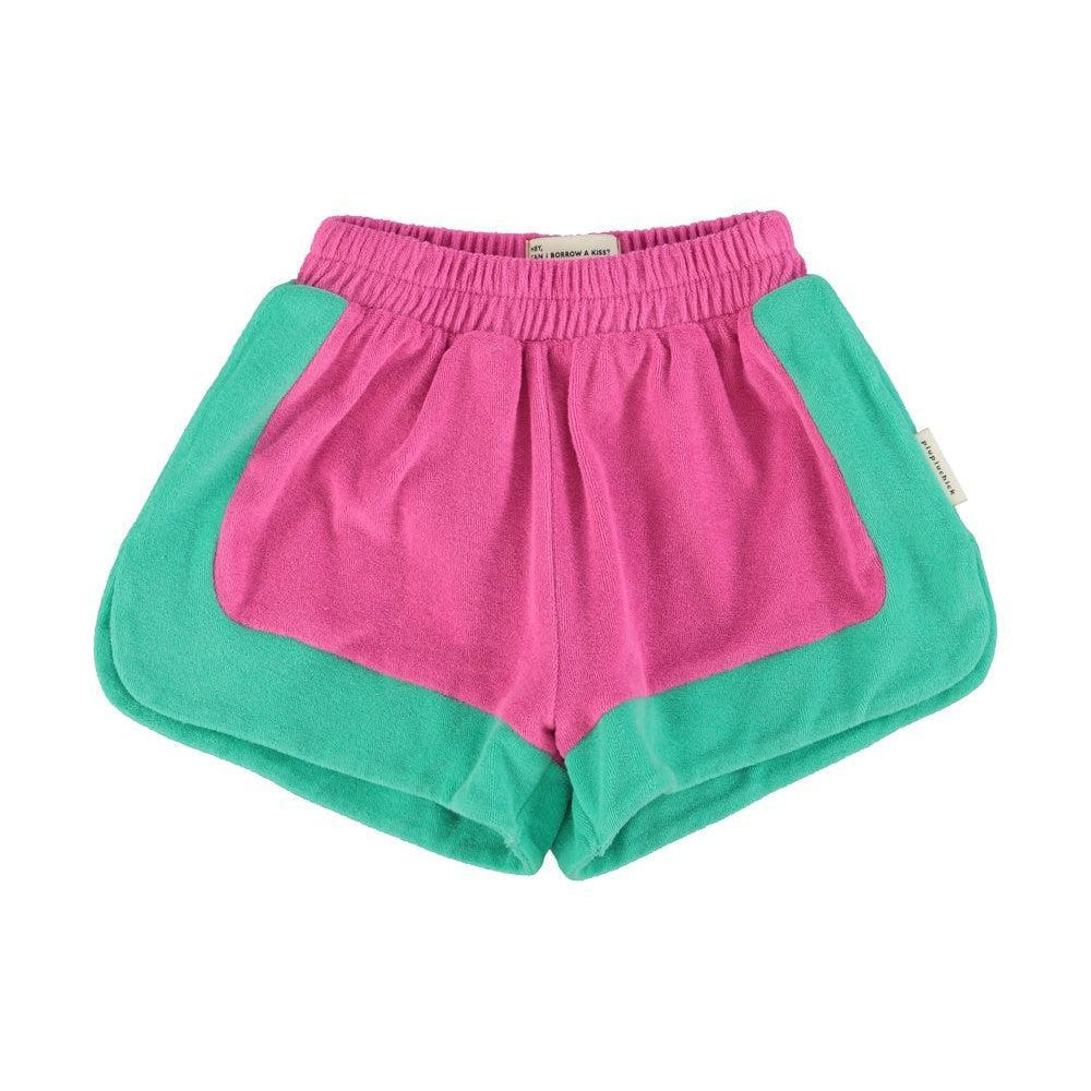 Piupiuchick Shorts fuchsia & green