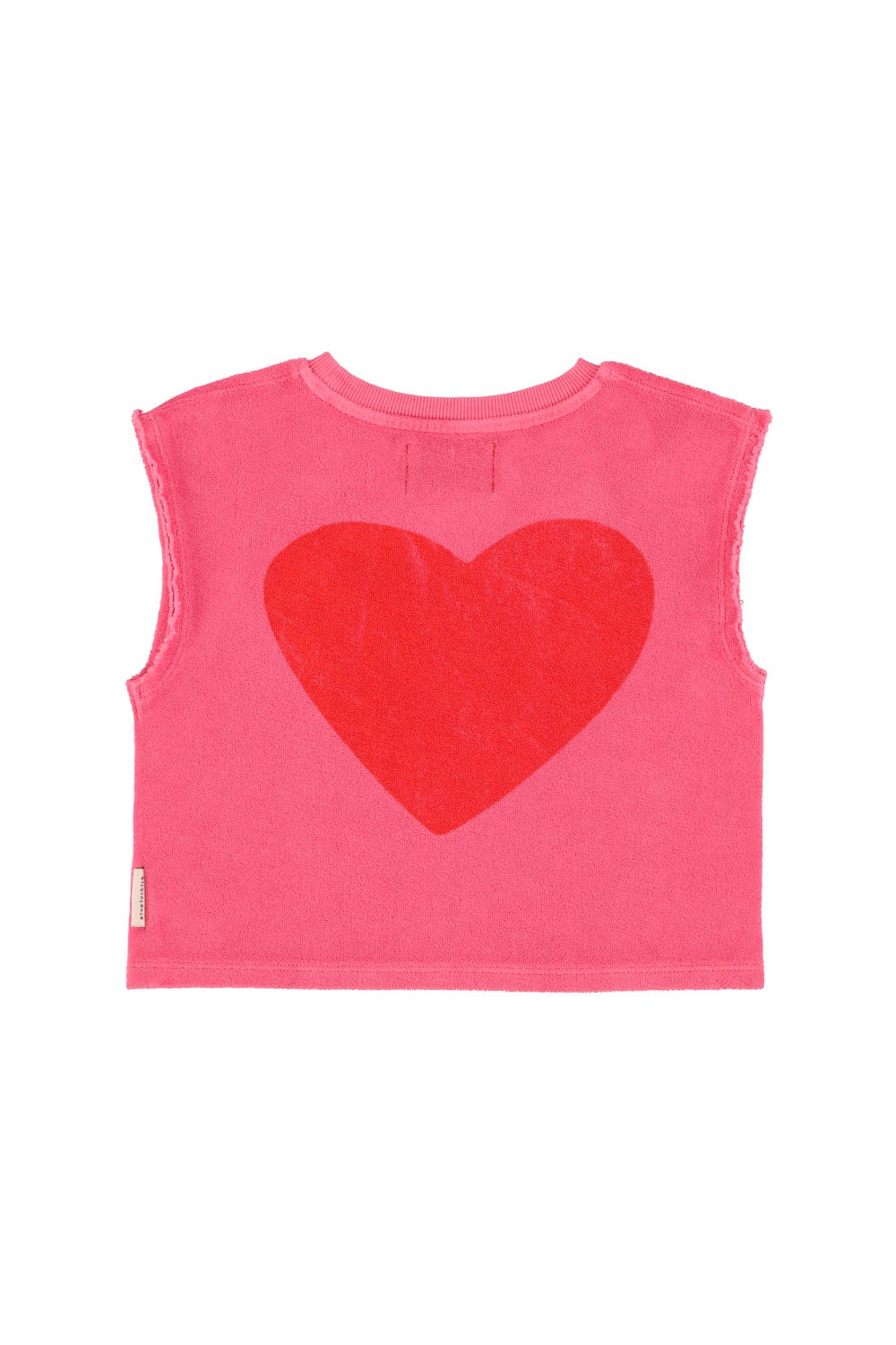 Piupiuchick Sleeveless Top w/ Amour print