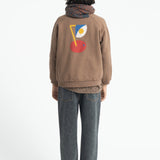 Piupiuchick | Sweatshirt brown w/ "captain" print