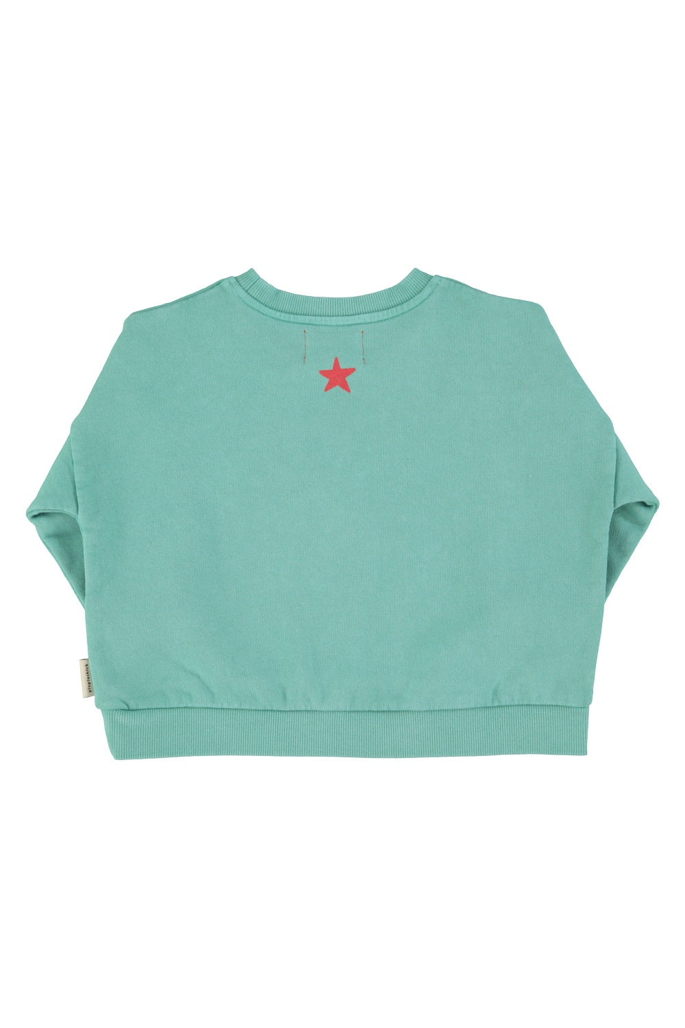 Piupiuchick Sweatshirt turquoise w/ peace