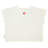 Piupiuchick T-shirt ecru w/ peace
