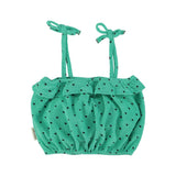 Piupiuchick Top green w/ black hearts