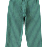 Piupiuchick | Trousers green w/ black stripes