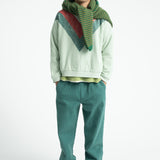 Piupiuchick | Trousers green w/ black stripes