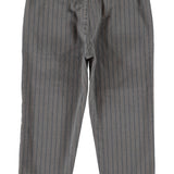 Piupiuchick | Trousers grey w/ black stripes