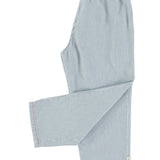 Piupiuchick Unisex trousers ecru w/ indigo stripes