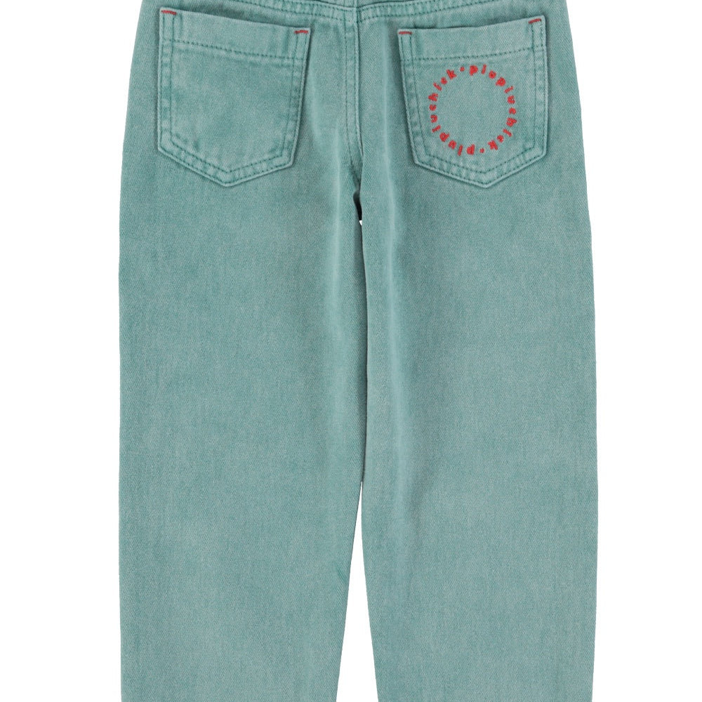 Piupiuchick Unisex trousers washed green