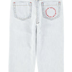 Piupiuchick Unisex trousers washed light denim