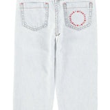 Piupiuchick Unisex trousers washed light denim