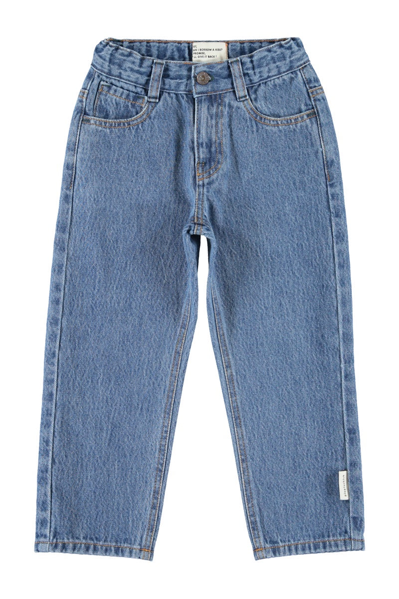 Piupiuchick | Unisex trousers washed navy denim