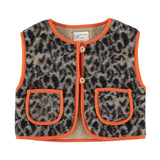 Piupiuchick | Waistcoat grey animal print
