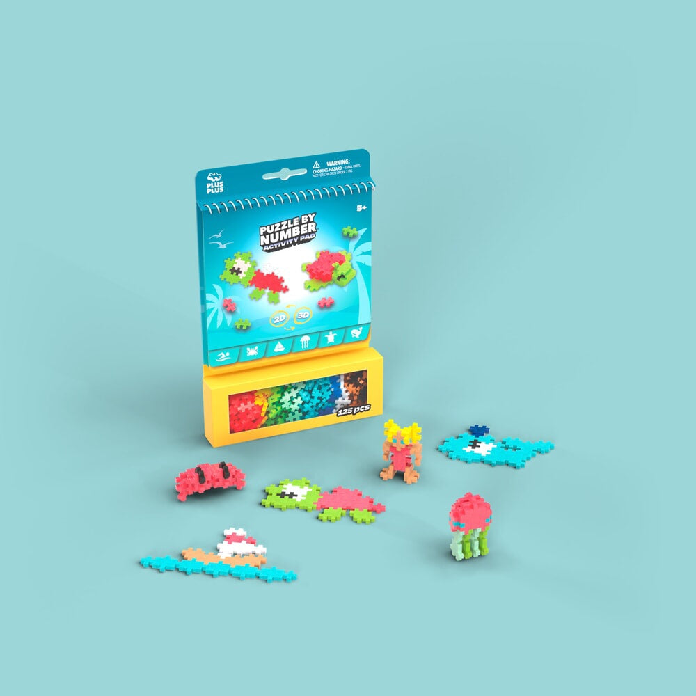 Plus- Plus | Activity pad | Oceaan