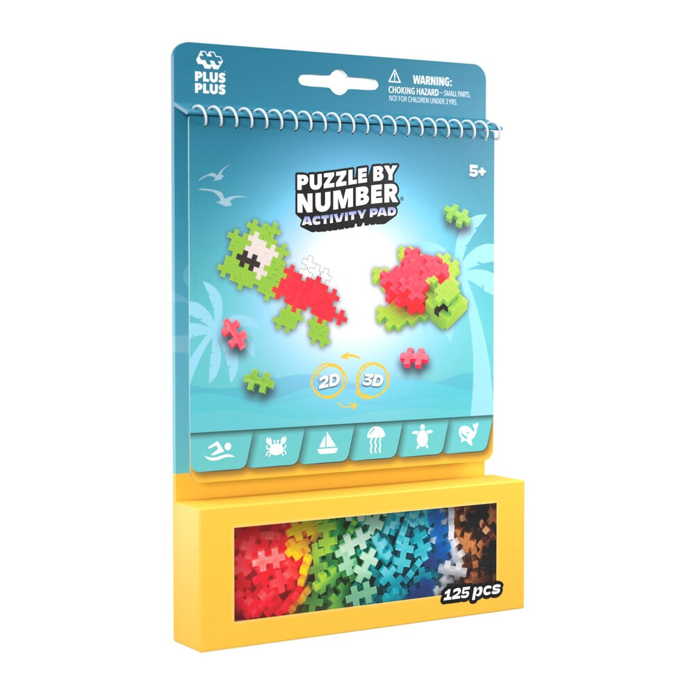 Plus- Plus | Activity pad | Oceaan