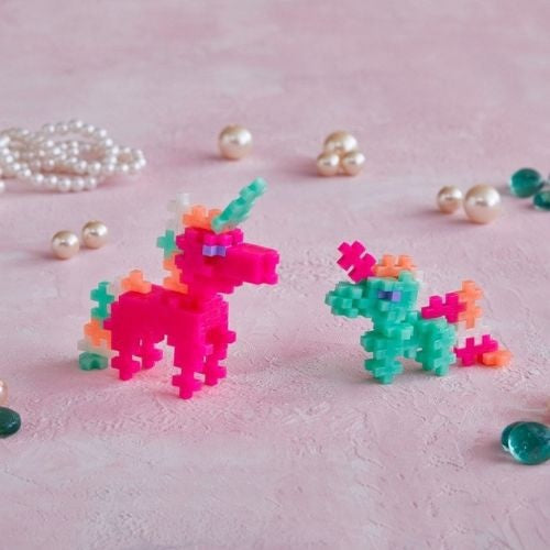 Plus-plus | buis 100 pcs | pearl unicorns
