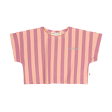 House of Jamie Relaxed tee violet bellini stripes