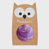 Ratatam | Bouncy owl ball | Marble Pink