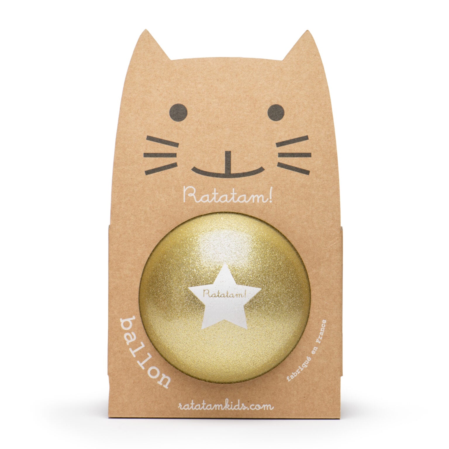 Ratatam | Glitter Ball 15cm | Gold