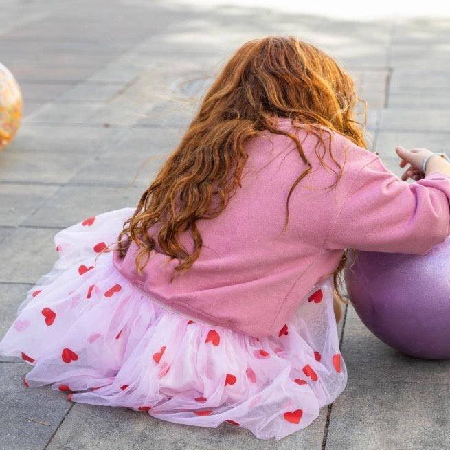 Ratatam | Heart skirt Rosalie | Rose