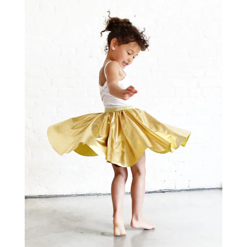 Ratatam | Swirling skirt gold
